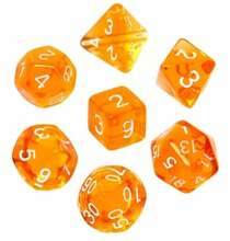 Täringukomplekt Rebel RPG Mini Crystal, oranž