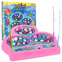Kalapüügimäng GoGo Fishing, roosa