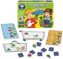 Lauamäng Orchard Toys - Ostunimekirja lisad, puuviljad ja köögiviljad, 600090