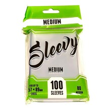 Kaardikiled Sleevy Medium, 57x89 mm, 100 tk, Lautapelit