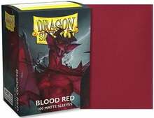 Kaardikiled Dragon Shield Standard - Matte Blood Red Simurag, 100 tk