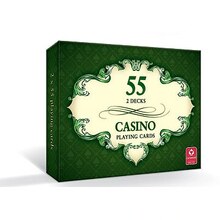Kasiino mängukaardid Cartamundi, 2x55 tk