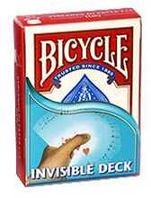 Nähtamatute kaartide pakk Bicycle, punane