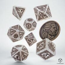 Täringukomplekt The Witcher. Geralt – Valge Hunt, CD Project