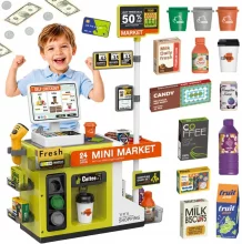 Mängukassaaparaat Woopie Mini Market Express