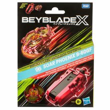 Beyblade X deluxe spinneri ja käepideme komplekt, punane