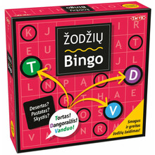 Lauamäng Sõnade Bingo, leedu keel