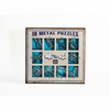 Metallist mõistatuste komplekt 10 Metal Puzzles Blue Set Eureka