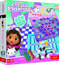 Lauamäng Gabby's Dollhouse 15 in 1, TREFL