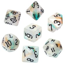 Täringukomplekt Rebel RPG, akrüül, kuldne maagia