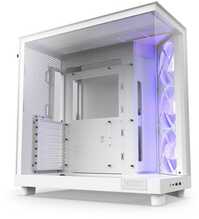 Arvutikorpus NZXT H6 Flow RGB, Midi Tower, valge