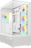 Arvutikorpus Sharkoon AK7 ARGB, ATX, valge, Tempered Glass x 2