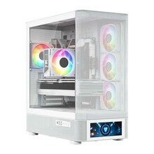 Arvutikorpus Modecom Volcano AQ500 ARGB, Midi, valge