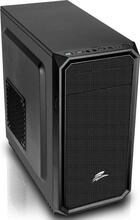 Arvutikorpus Evolveo Shaw 2, Mini ITX, must, läbipaistev