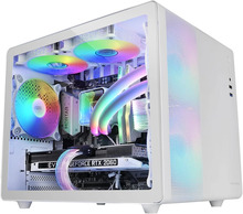 Arvutikorpus Mars Gaming MC400W, mATX, Mini Tower, valge