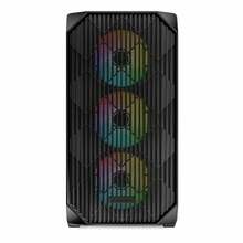 Arvutikorpus Sharkoon MK3 RGB, Micro-ATX, Tempered Glass, must