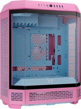 Arvutikorpus Thermaltake The Tower 600, Mid Tower, Tempered Glass x3, roosa