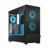 Arvutikorpus Fractal Design Pop Air RGB, ATX, mATX, Mini ITX, sinine/must