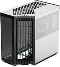 Arvutikorpus APNX V1, Midi-Tower, ATX, Tempered Glass, must/valge