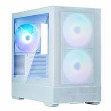 Arvutikorpus Zalman P30 Air, Mini Tower, ARGB, valge