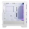 Arvutikorpus MSI MAG Forge 320R Airflow, Midi Tower, läbipaistev, valge