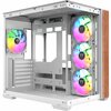 Arvutikorpus Thermaltake View 380 WS ARGB, Midi Tower, Snow White