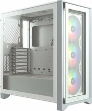 Arvutikorpus Corsair iCUE 4000X, Mid-Tower, valge