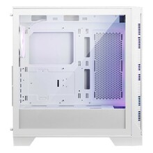 Arvutikorpus MSI MAG Forge 320R Airflow, Midi Tower, läbipaistev, valge