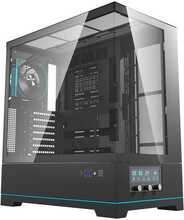 Arvutikorpus Darkflash DY451 PRO, ventilaatoriga, must