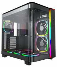 Arvutikorpus Montech King 95 Pro, Midi-Tower, Tempered Glass, ARGB, must