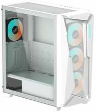 Arvutikorpus Gigabyte C301 GLASS, Midi Tower, valge