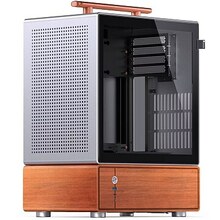 Arvutikorpus Jonsbo T7, Midi Tower, mATX, Tempered Glass, hõbe