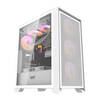 Arvutikorpus Darkflash DRX70 MESH, 4 RGB ventilaatorit, valge