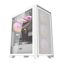 Arvutikorpus Darkflash DRX70 MESH, 4 RGB ventilaatorit, valge