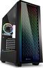 Arvutikorpus Sharkoon RGB LIT 200, must