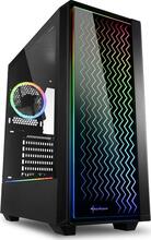 Arvutikorpus Sharkoon RGB LIT 200, must