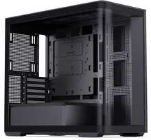 Arvutikorpus Jonsbo D300, Midi-Tower, mATX, Tempered Glass, must