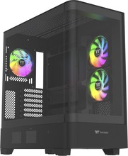 Arvutikorpus Thermaltake View 290 TG ARGB, Midi Tower, must, karastatud klaas