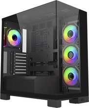 Arvutikorpus Fortron FSP M540-BA, Midi Tower, ARGB, Tempered Glass, must