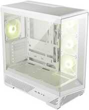 Arvutikorpus MSI MAG PANO 130R PZ, ATX/micro ATX/Mini-ITX, midi tower, valge, läbipaistev