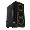 Arvutikorpus iBOX LUPUS 27, Midi Tower, läbipaistev/must