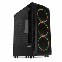 Arvutikorpus iBOX LUPUS 27, Midi Tower, läbipaistev/must