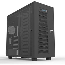 Arvutikorpus Thermaltake AX700 TG, Super Tower, XL-ATX, must, karastatud klaas