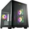 Arvutikorpus Fortron FSP S380-BA, midi tower, ARGB, Tempered Glass x2, must