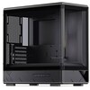 Arvutikorpus Jonsbo D200, Midi Tower, mATX, Tempered Glass, must