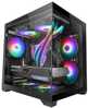 Arvutikorpus Mars Gaming MC-VIEW2, MicroATX, topelt karastatud klaas, must