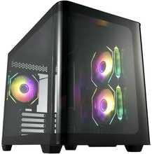 Arvutikorpus Fortron FSP S380-BA, midi tower, ARGB, Tempered Glass x2, must
