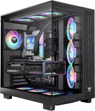 Arvutikorpus Thermaltake View 380 XL TG ARGB, Midi Tower, must