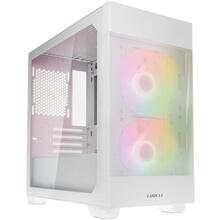 Arvutikorpus Lian Li LANCOOL 205M Mesh, Micro-ATX, valge