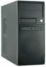 Arvutikorpus Chieftec CG-04B-OP, Midi Tower, must
